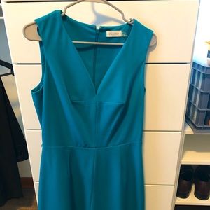 Teal Calvin Klein Dress